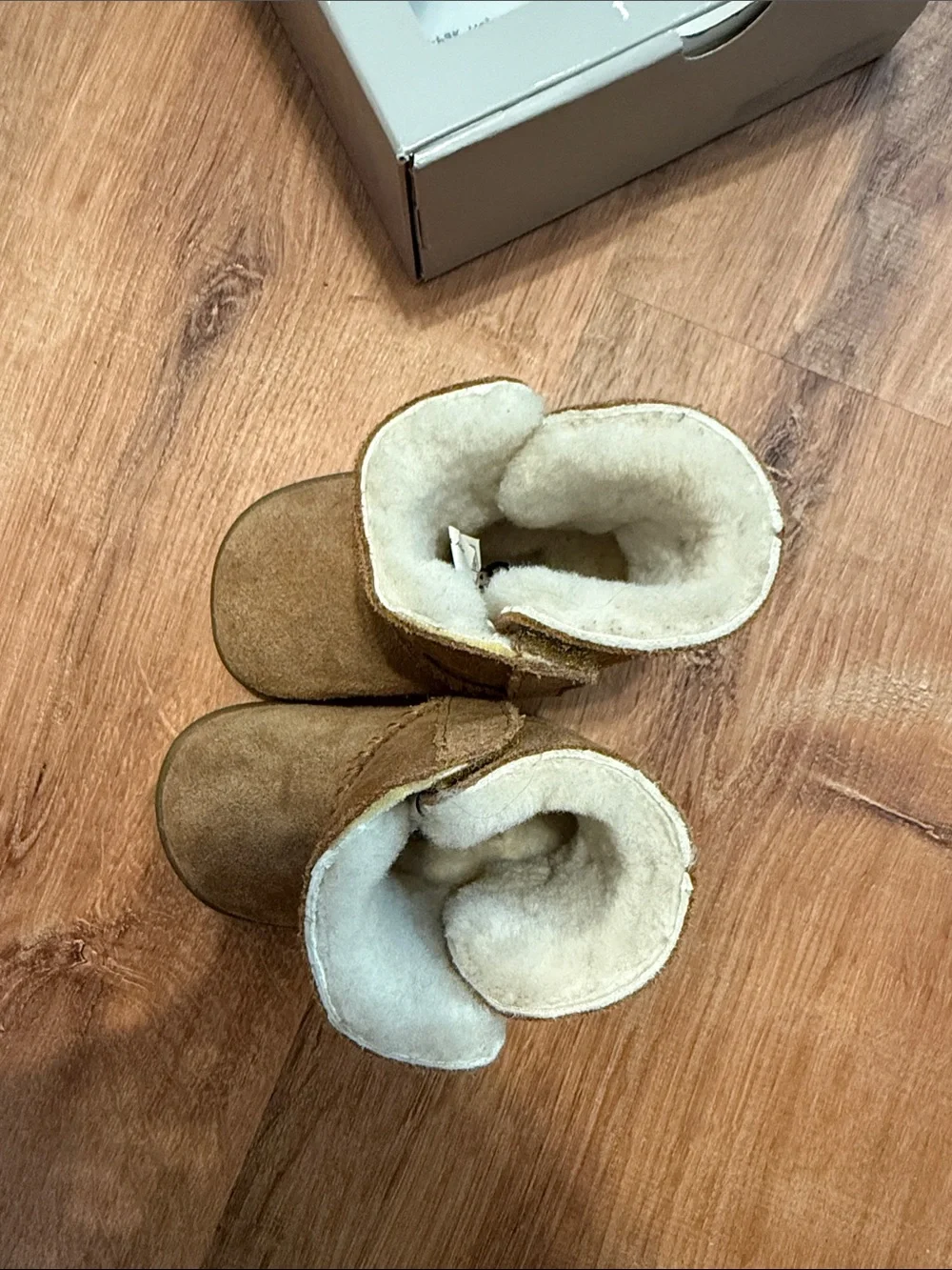 UGG keelan Chestnut Suede Shearling Booties